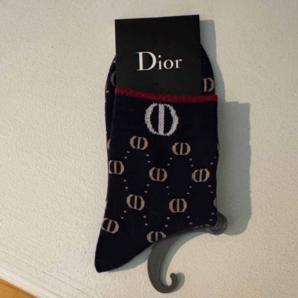 NEW Dior Navy Blue Socks